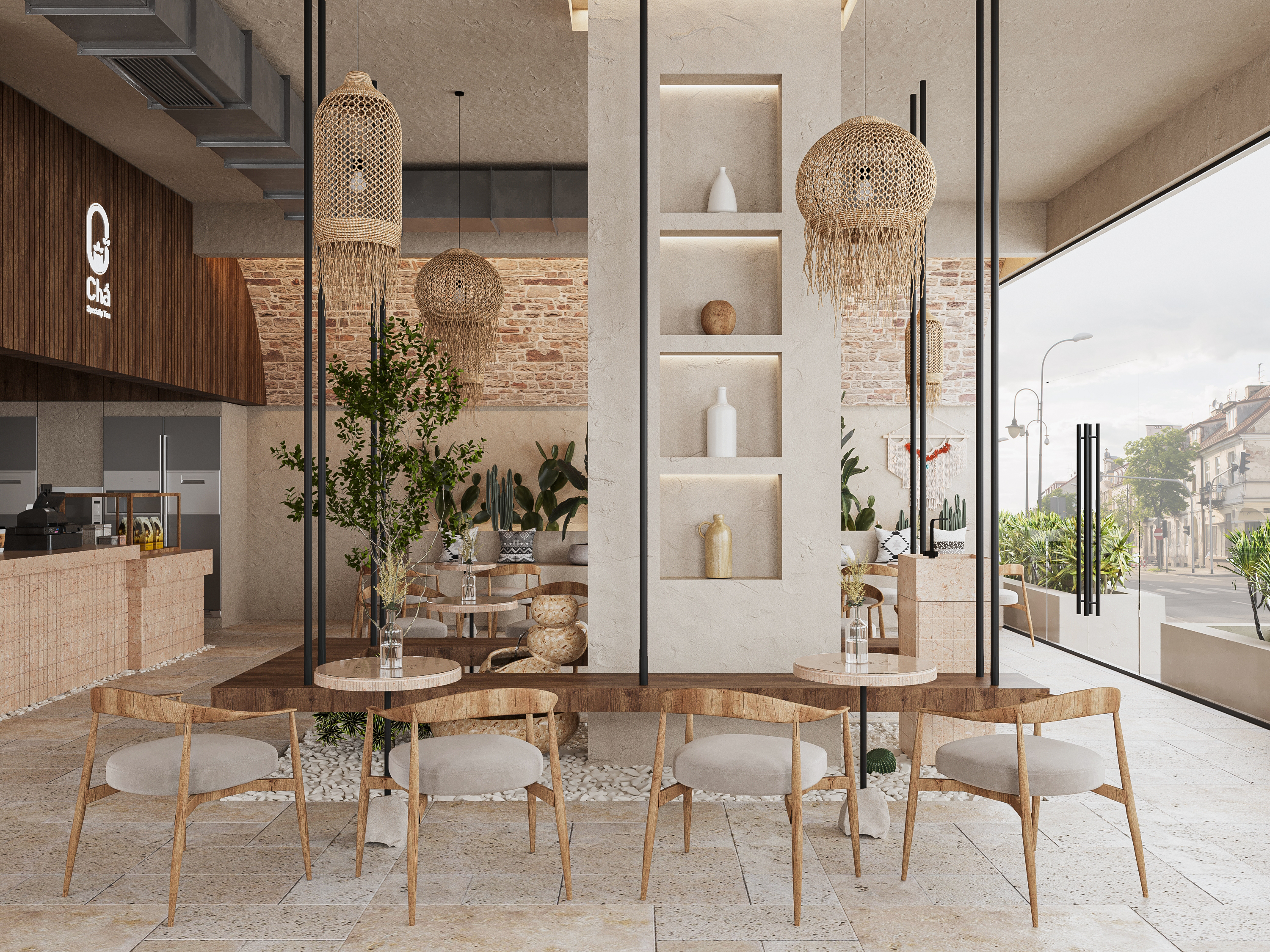 Cha 咖啡馆室内设计丨沙特阿拉伯利雅得丨A10+ studio-13