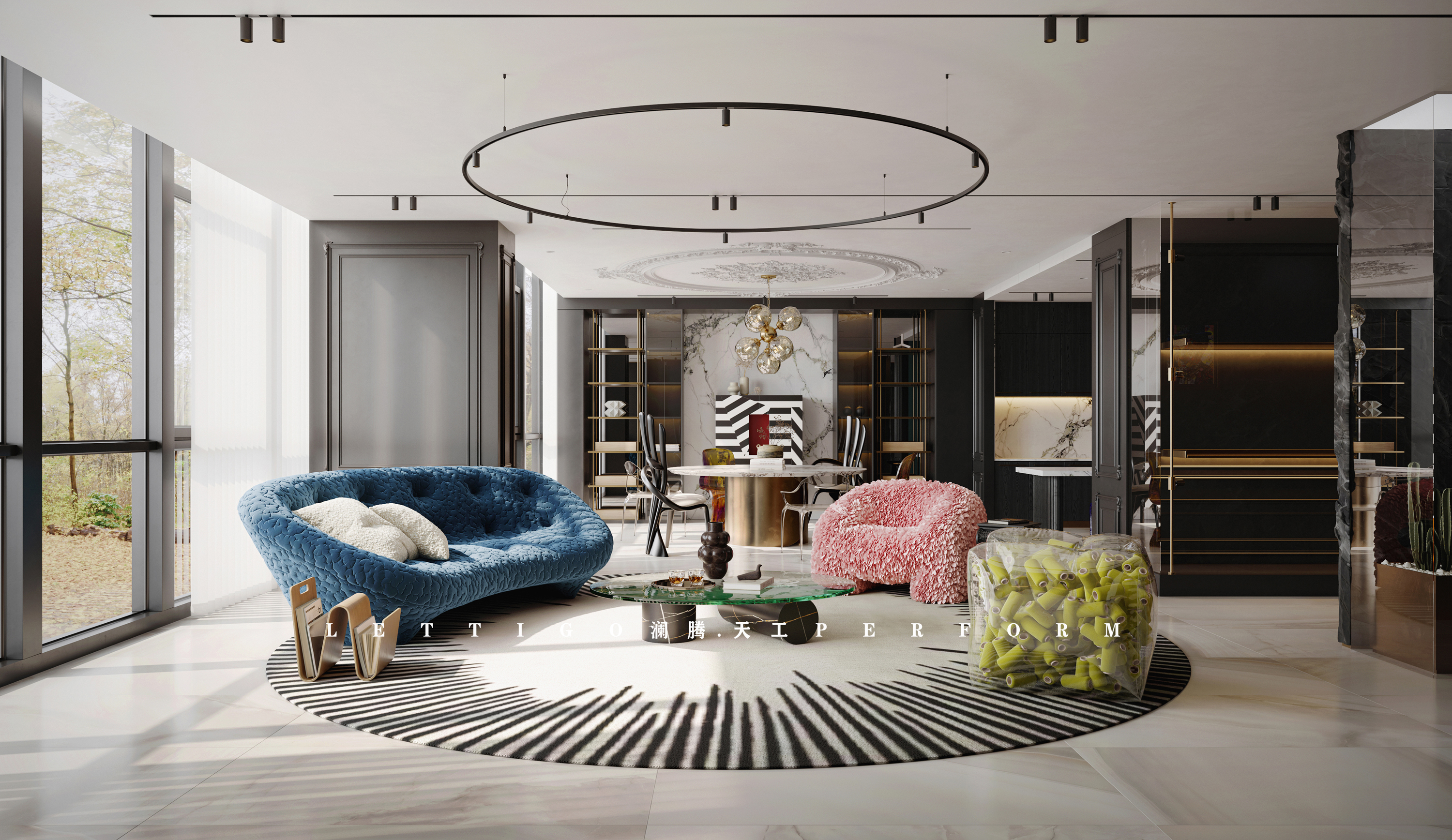 极具时尚品味的现代法式混搭-0