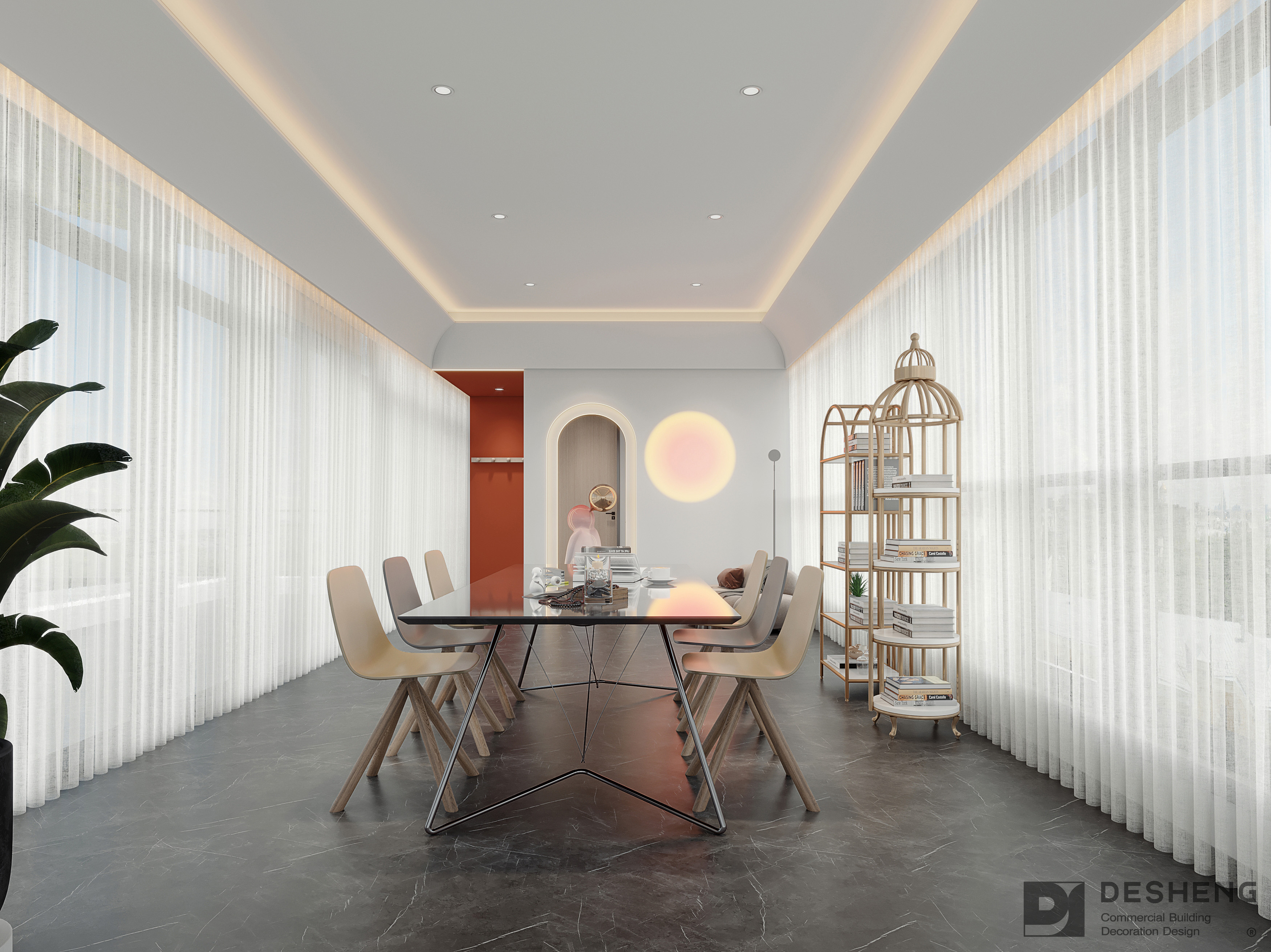 德盛装饰茶楼案例分享-休闲娱乐来一下-3