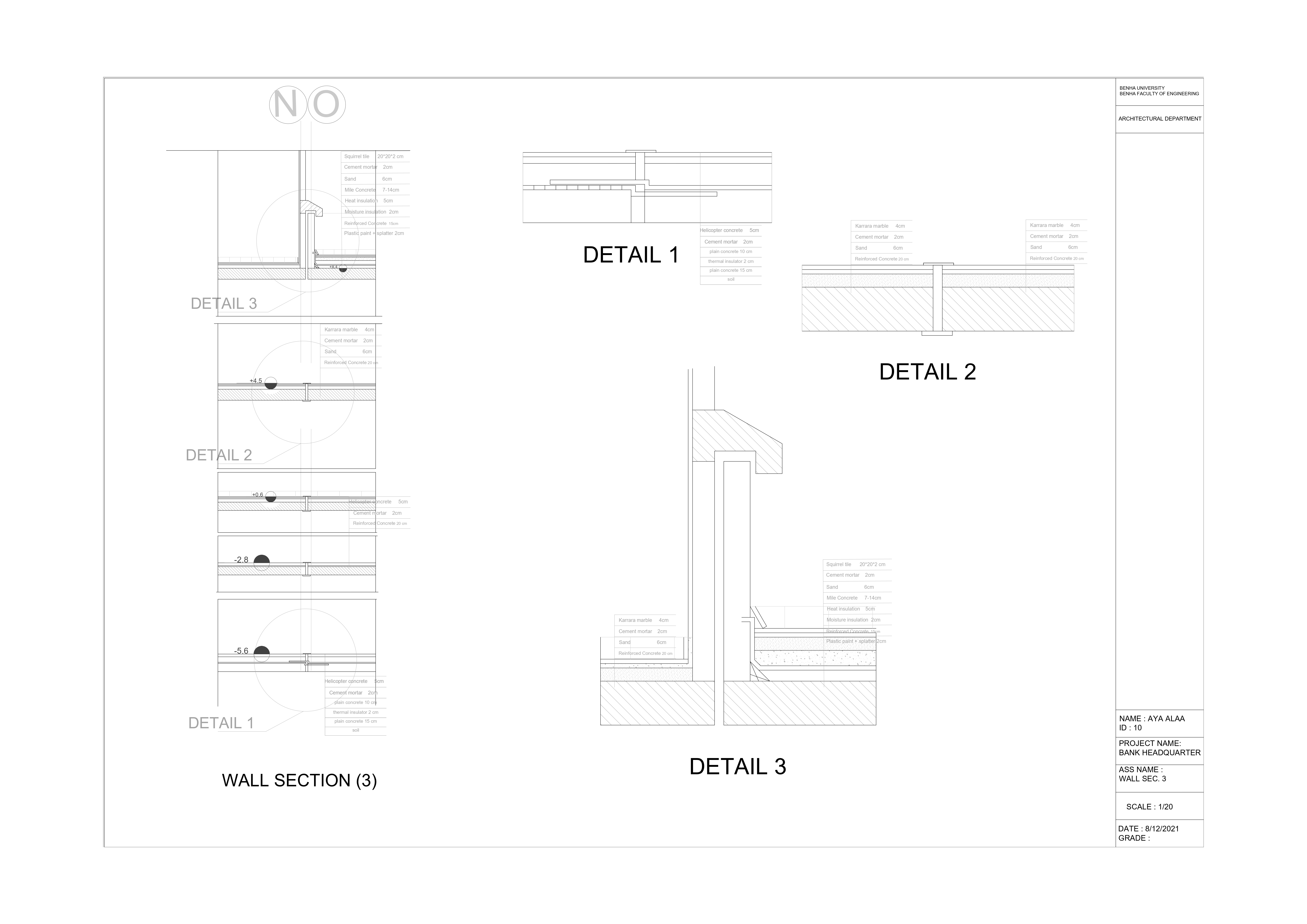 Bank Headquarter - working drawing-19