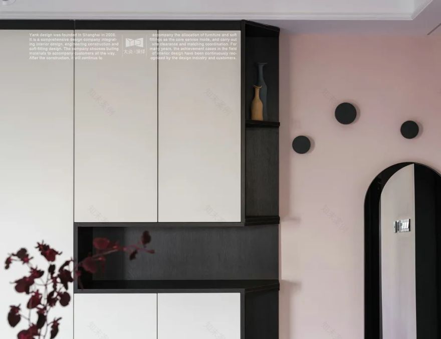 上海 102 平北欧风之家,粉色++ 白色++ 黑色大胆用色,储物空间超强-31