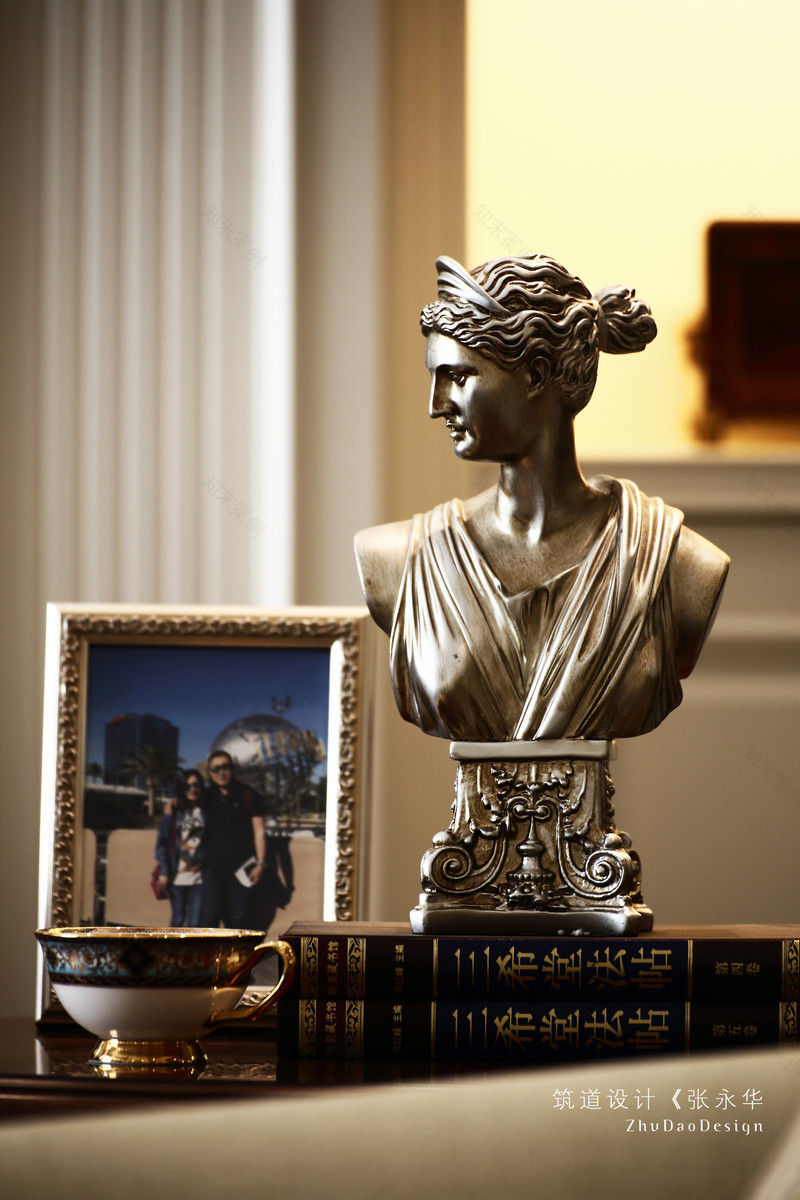 豪气美式全屋丨筑道设计-10