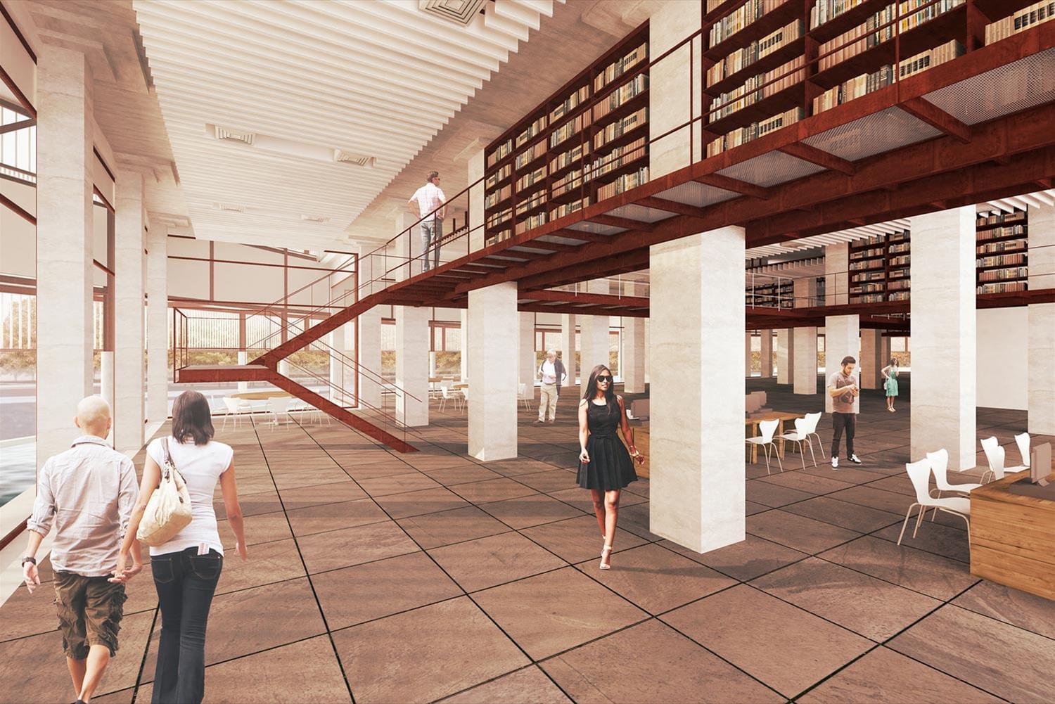 巴西国家图书馆附楼设计-8