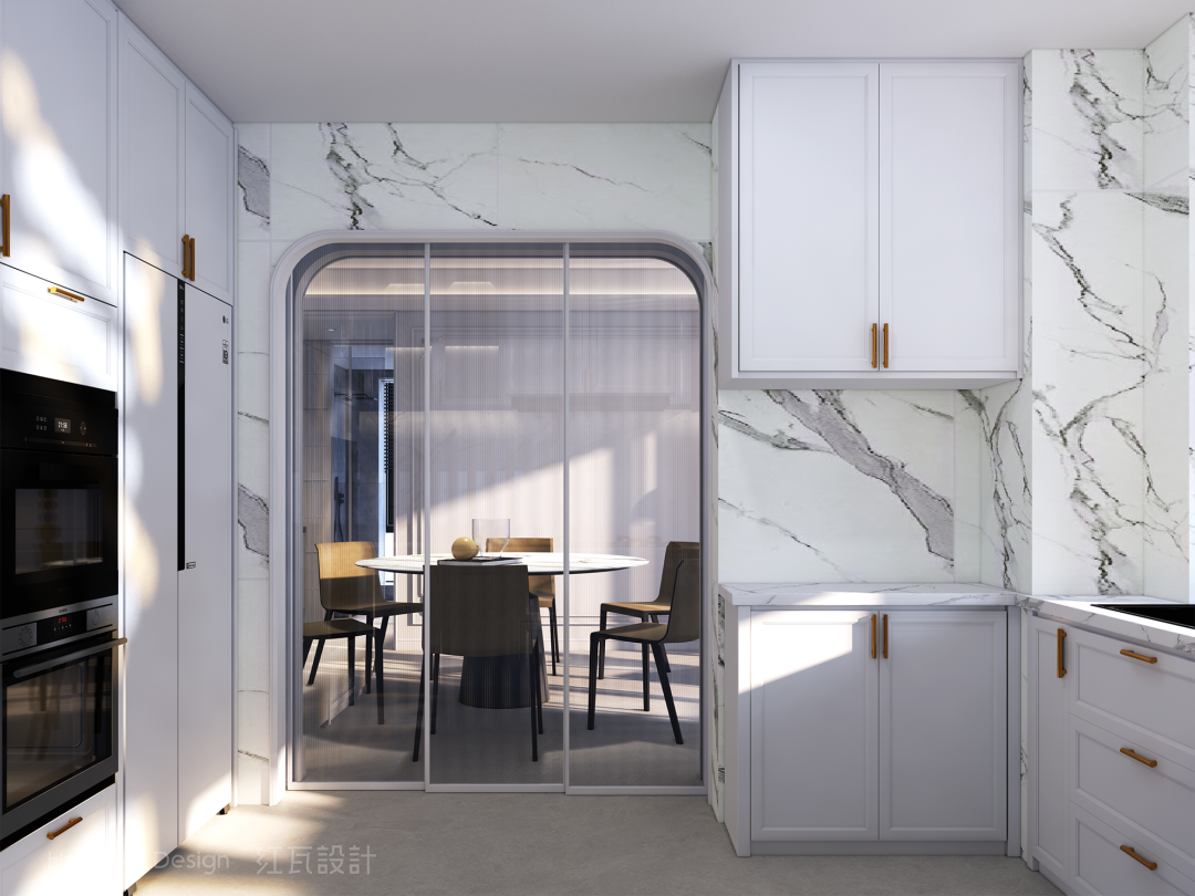 月光梦境 · 法式轻奢亲子住宅设计丨中国福州丨红瓦设计团队-35