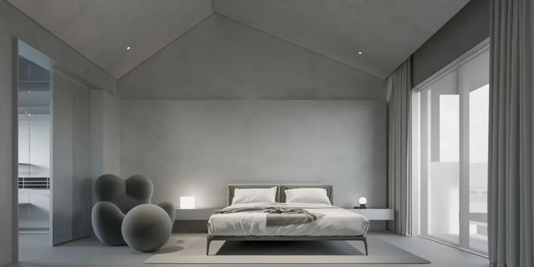 东莞碧桂园简约质感空间设计-80