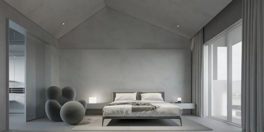 东莞碧桂园简约质感空间设计-80