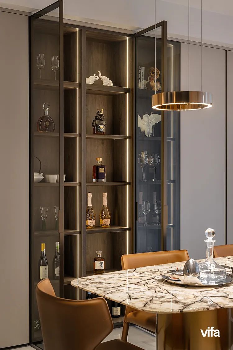 威法别墅客厅酒柜设计丨vifa威法-19