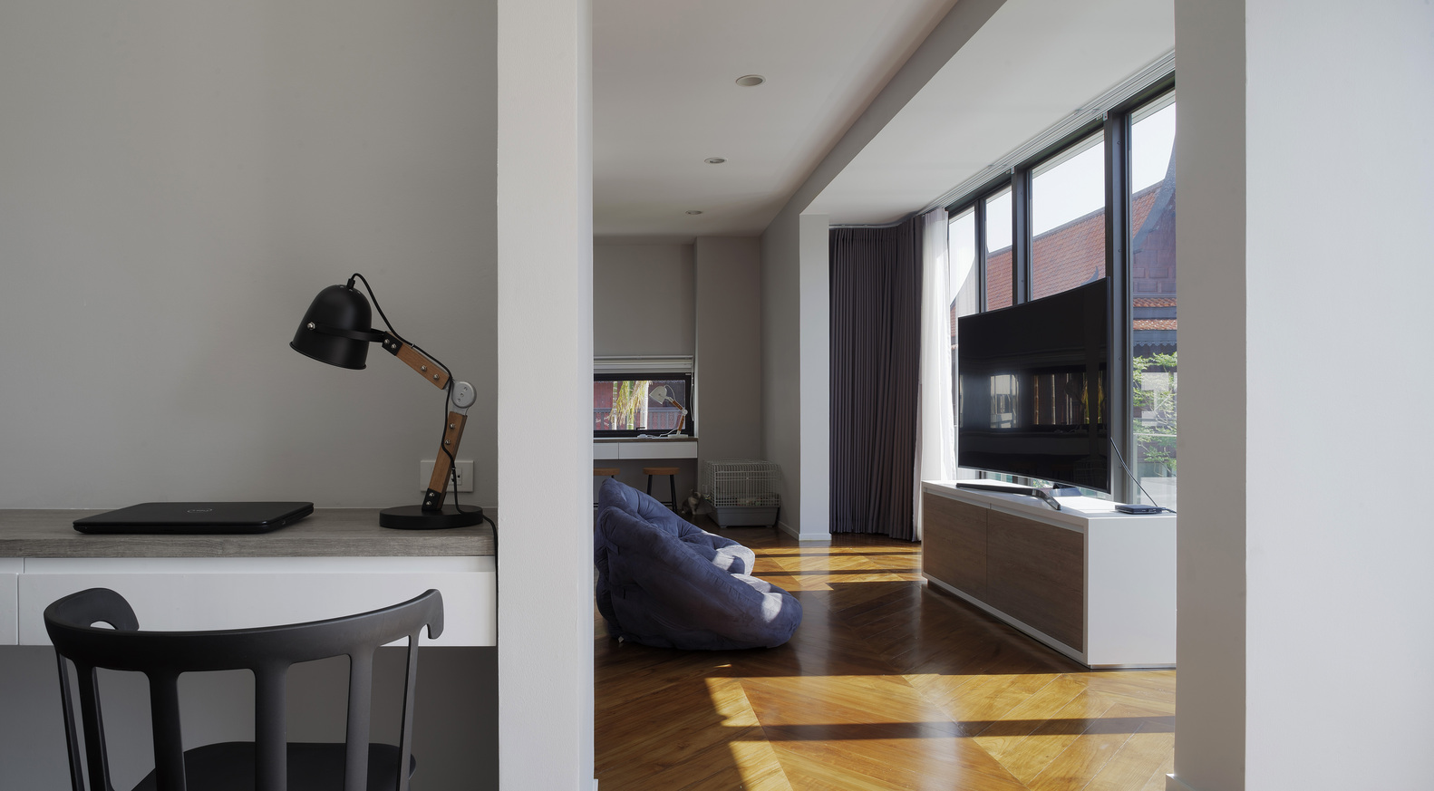 曼谷 500 平米现代家居改造,传统与时尚的完美融合-39