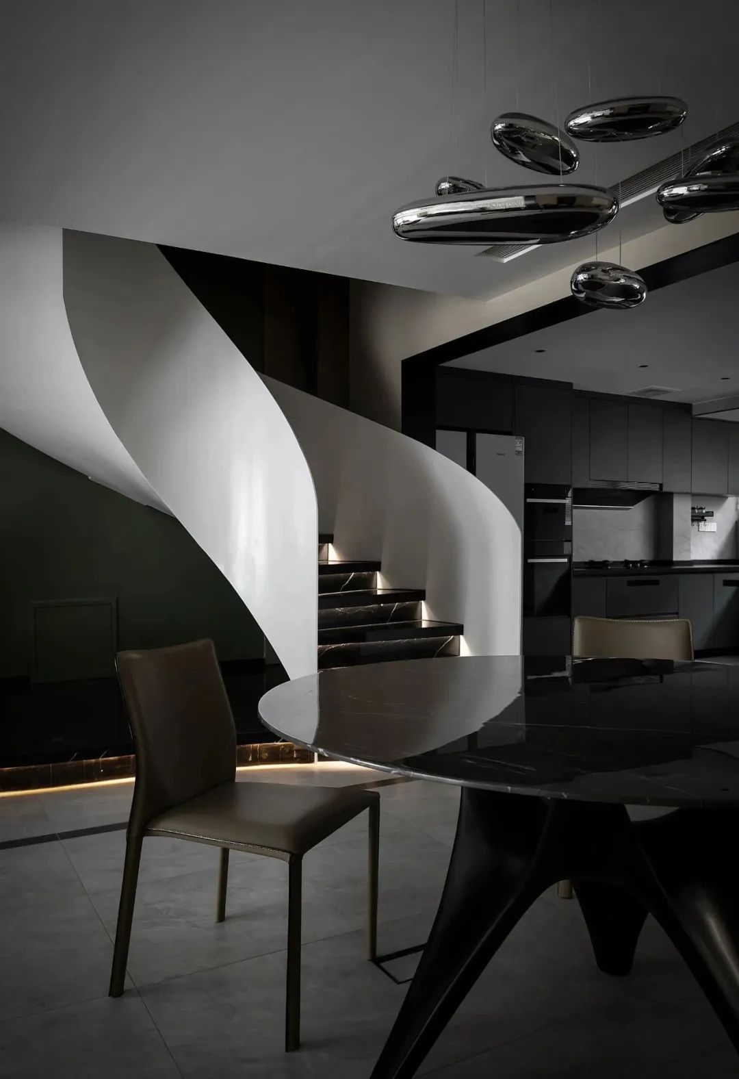 高级灰的温柔魅力|壹号半岛165㎡现代简约之家丨中国重庆丨KD室内设计事务所-57