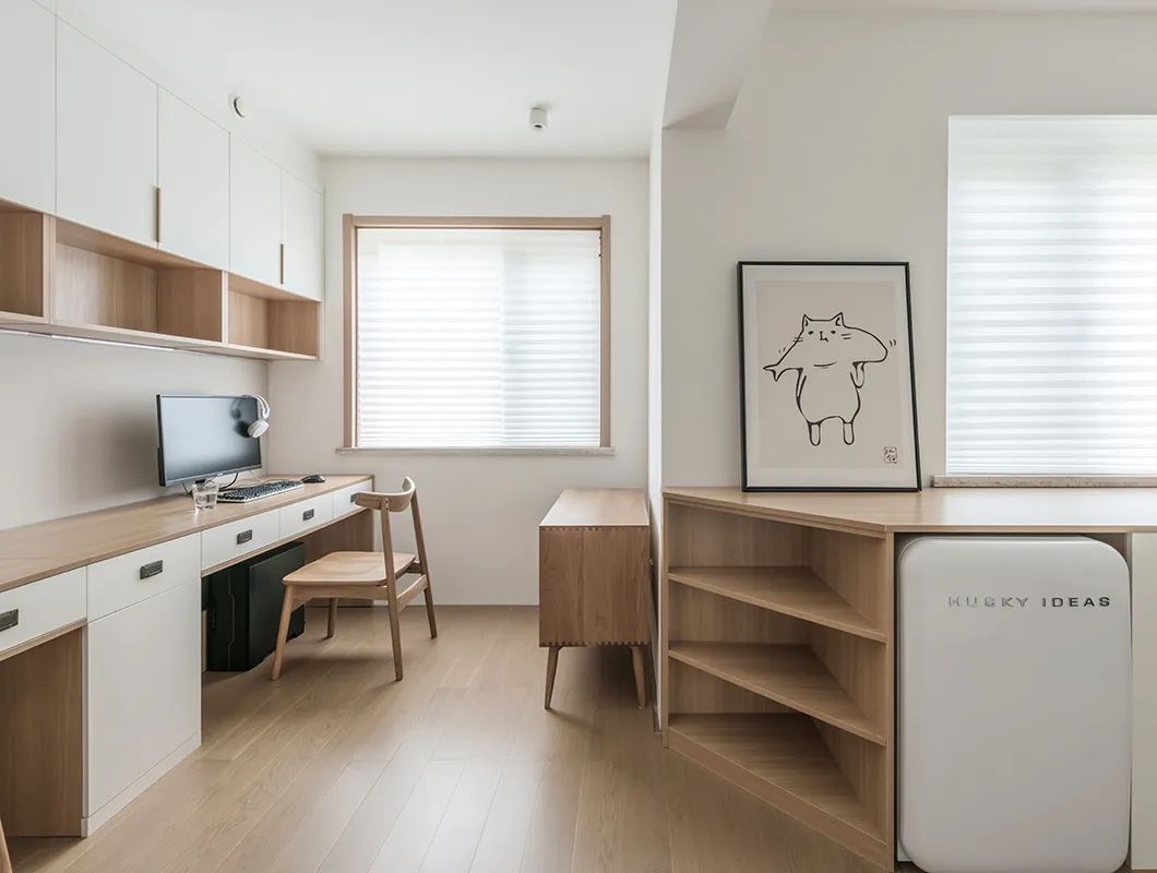 极简原木＋禅意！打造通透互动的舒适家居空间-107