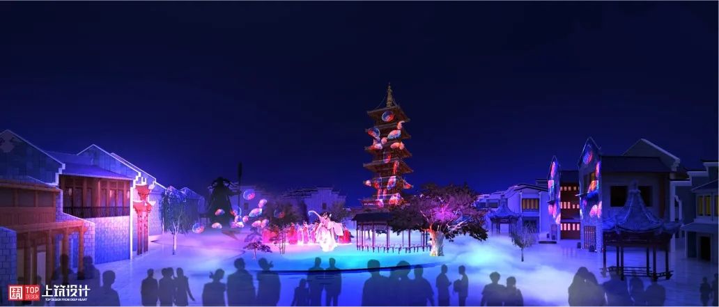 庐山西海柘林老镇美食文创园丨中国九江丨上筑国际照明设计（深圳）有限公司-17