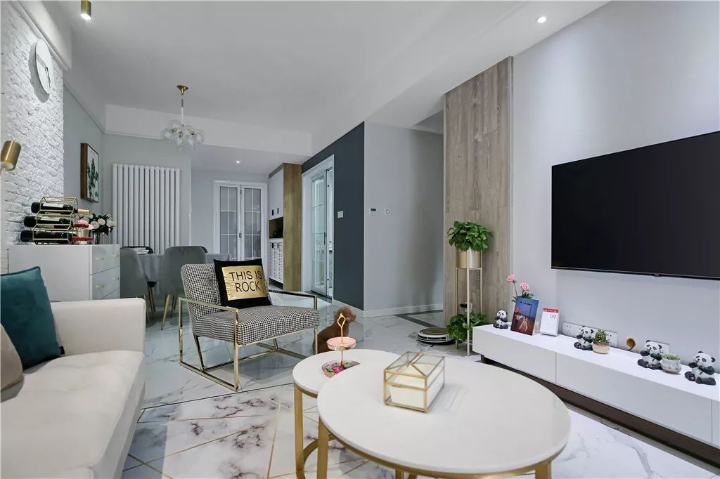 98 平米北欧轻奢极简风，自然舒适又高档-10