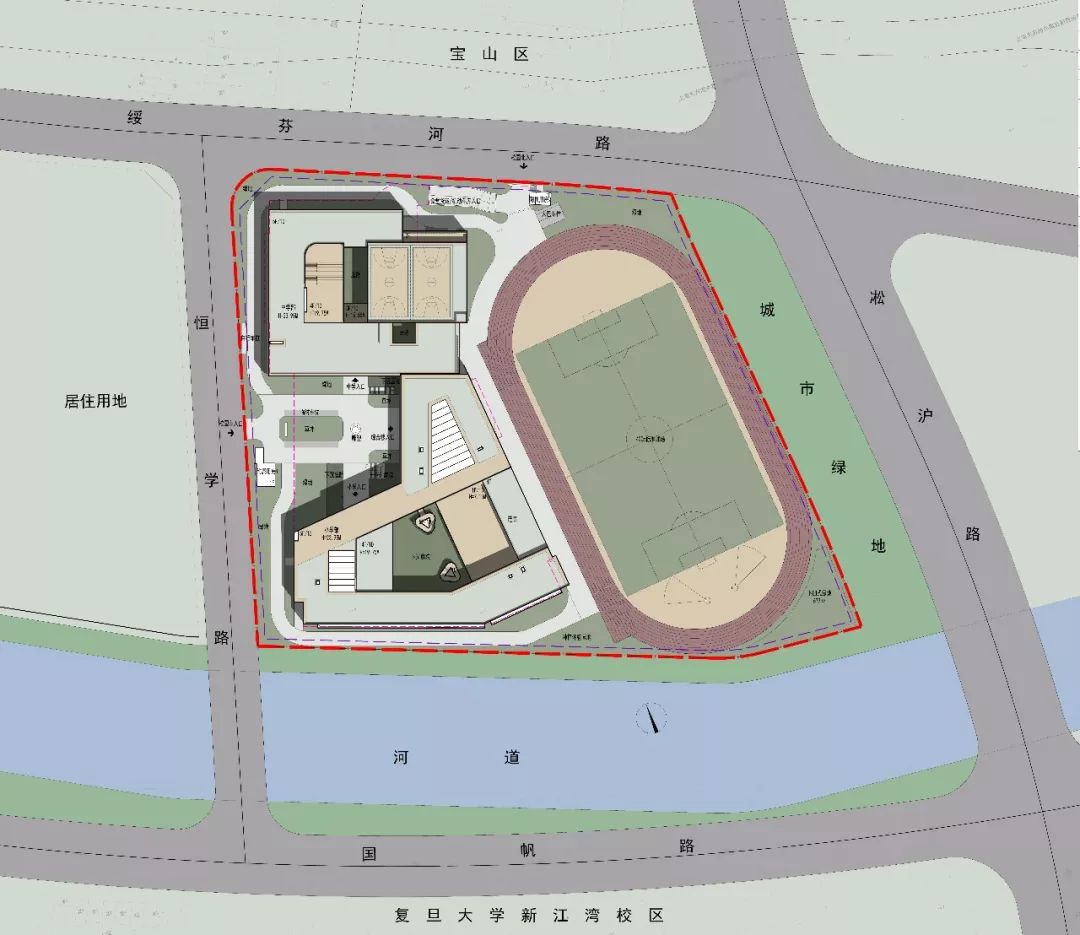 集约活力开放 | 复旦新江湾二附校设计解析-5