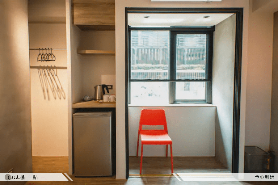 40坪老屋翻新:工业风日租套房设计-26