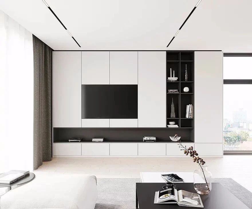 88㎡现代简约公寓丨JD Architects-5