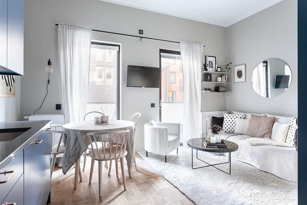 瑞典 27m2 精致工作室，空间利用与设计感完美结合-5