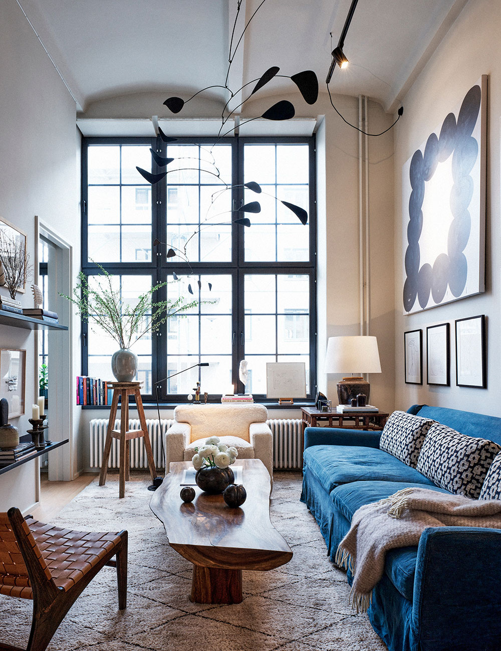 斯德哥尔摩设计师的豪华艺术阁楼公寓-5