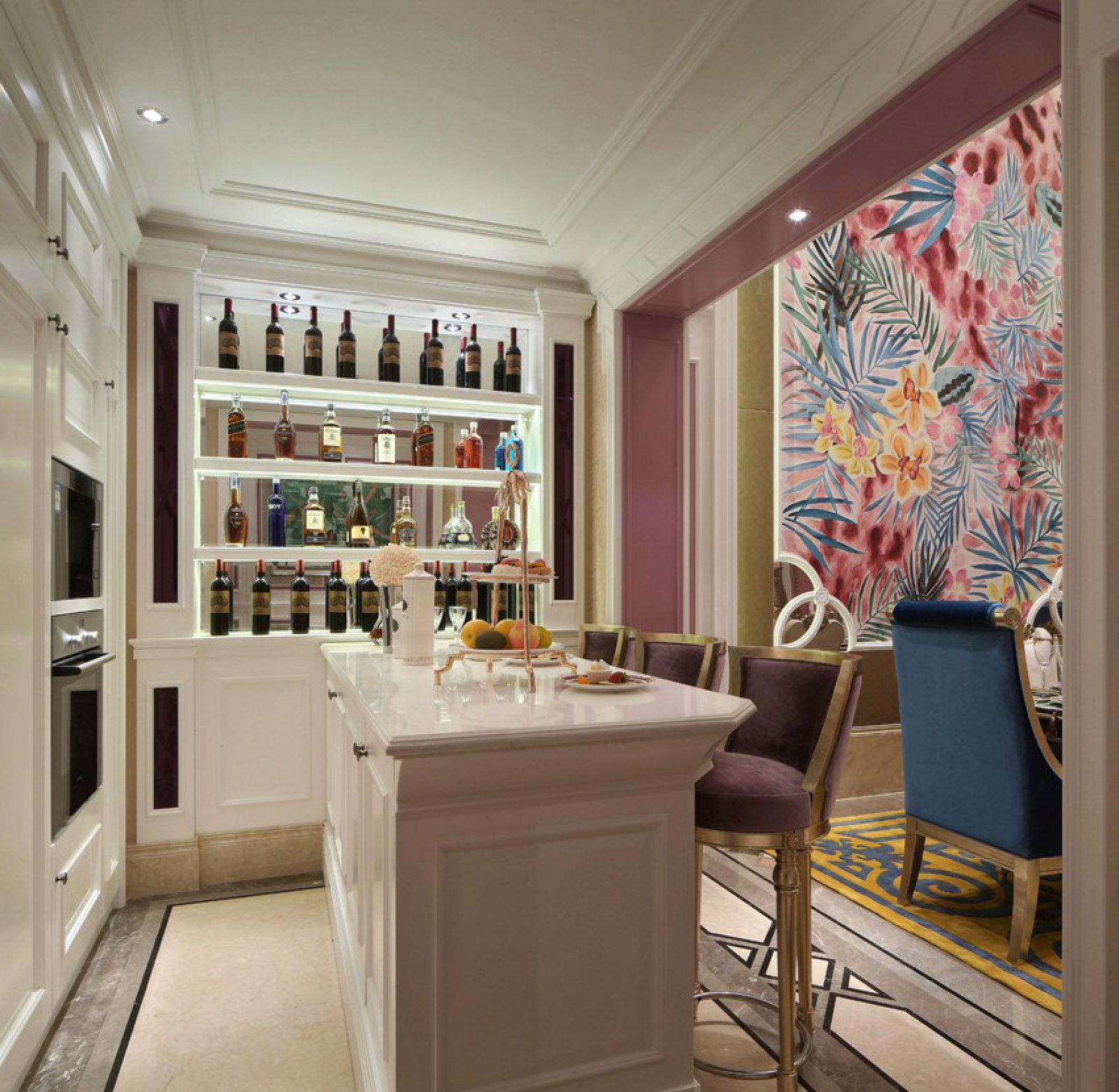 女性主题别墅样板间-15