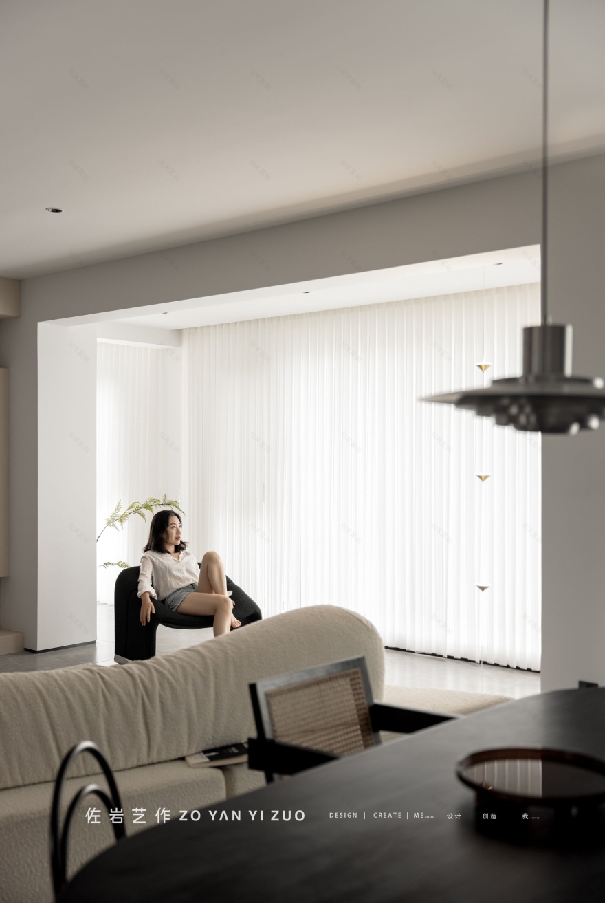 140㎡现代极简北欧风之家丨佐岩艺作-21
