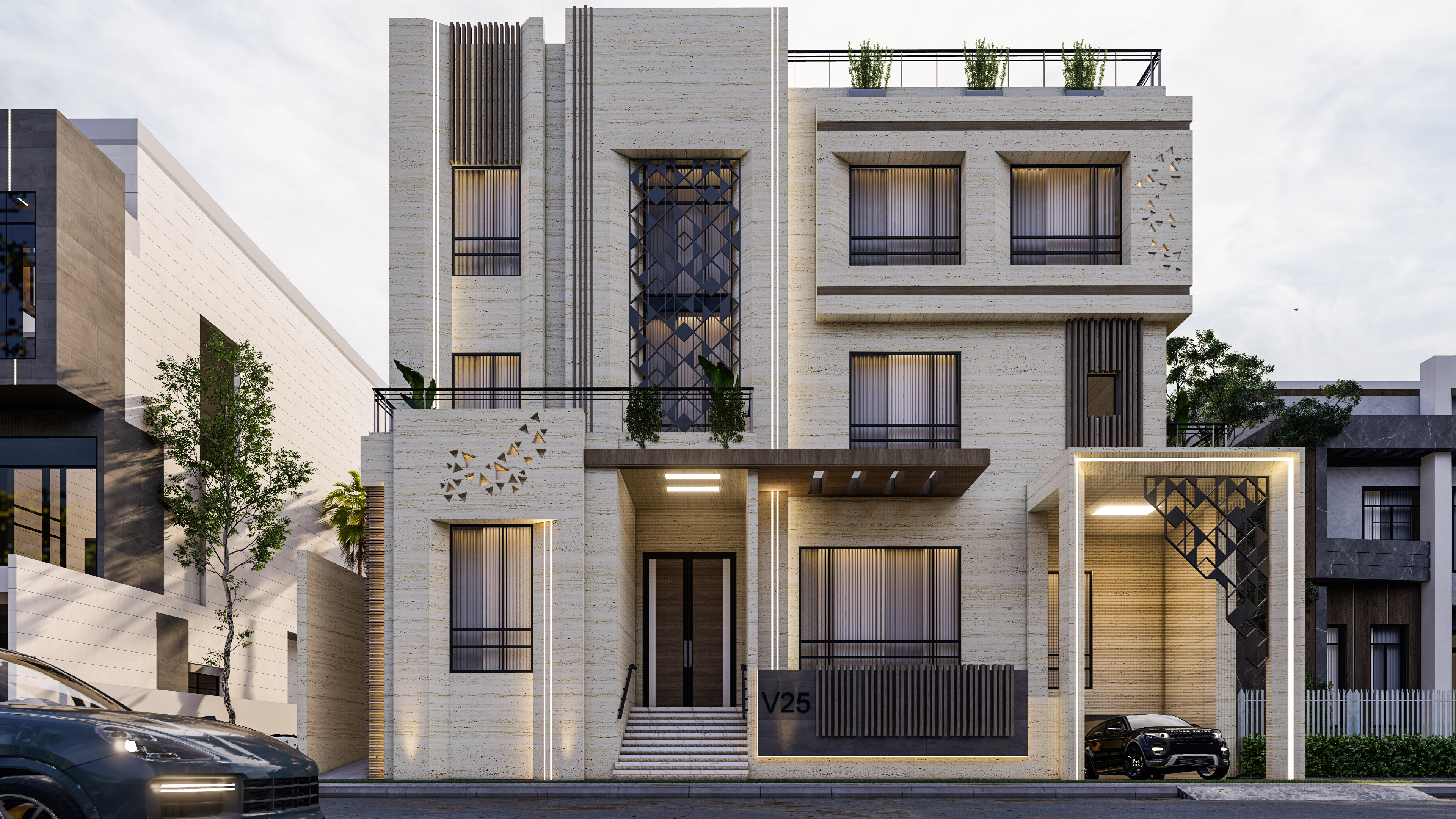 科威特现代别墅城堡-3