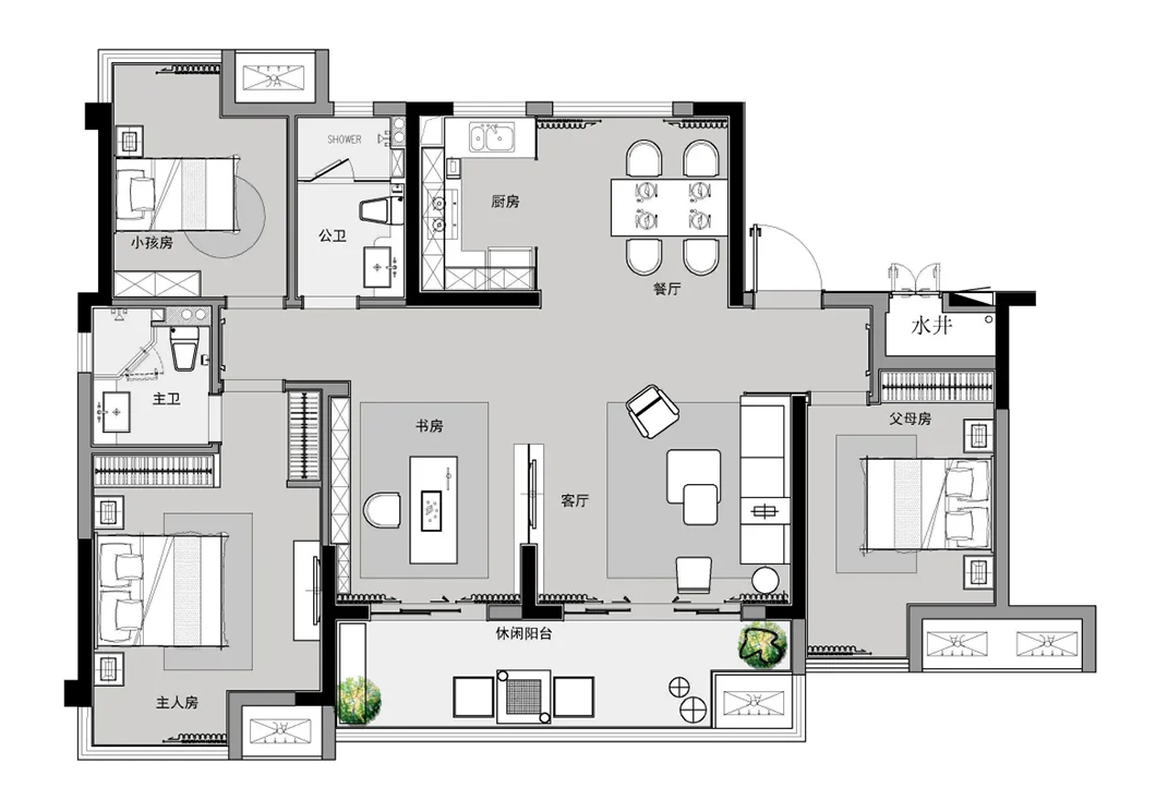 江西南山原著·128㎡样板间 D丨中国江西丨上森设计-38