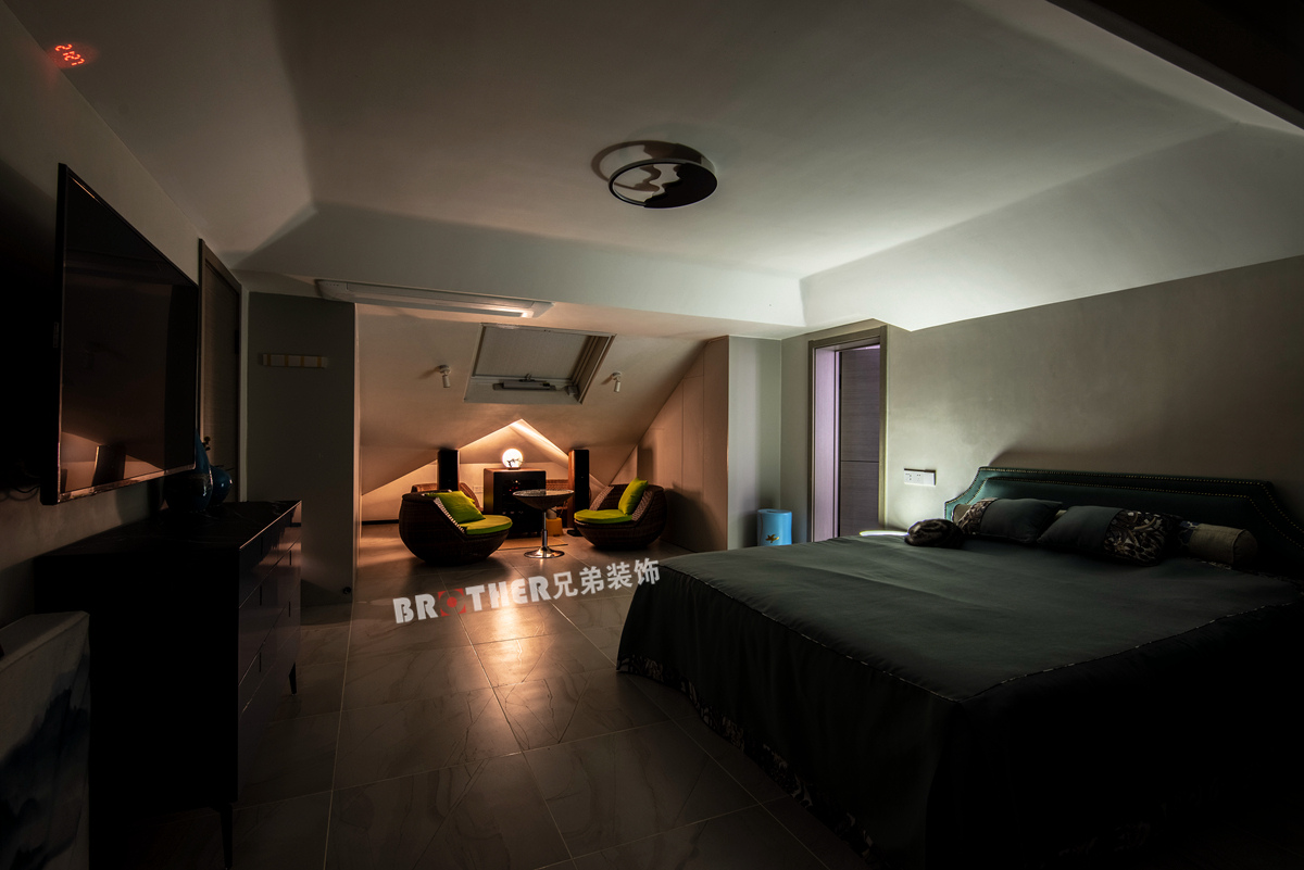 约克郡上林洋房跃层现代禅意风格设计-28