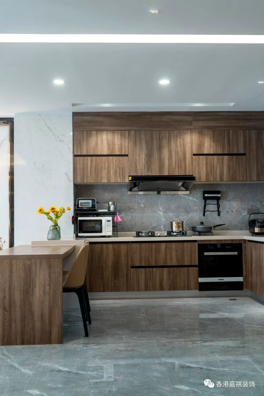 乐山蓝山湾 316㎡轻奢住宅设计丨中国乐山丨香港嘉祺装饰-19