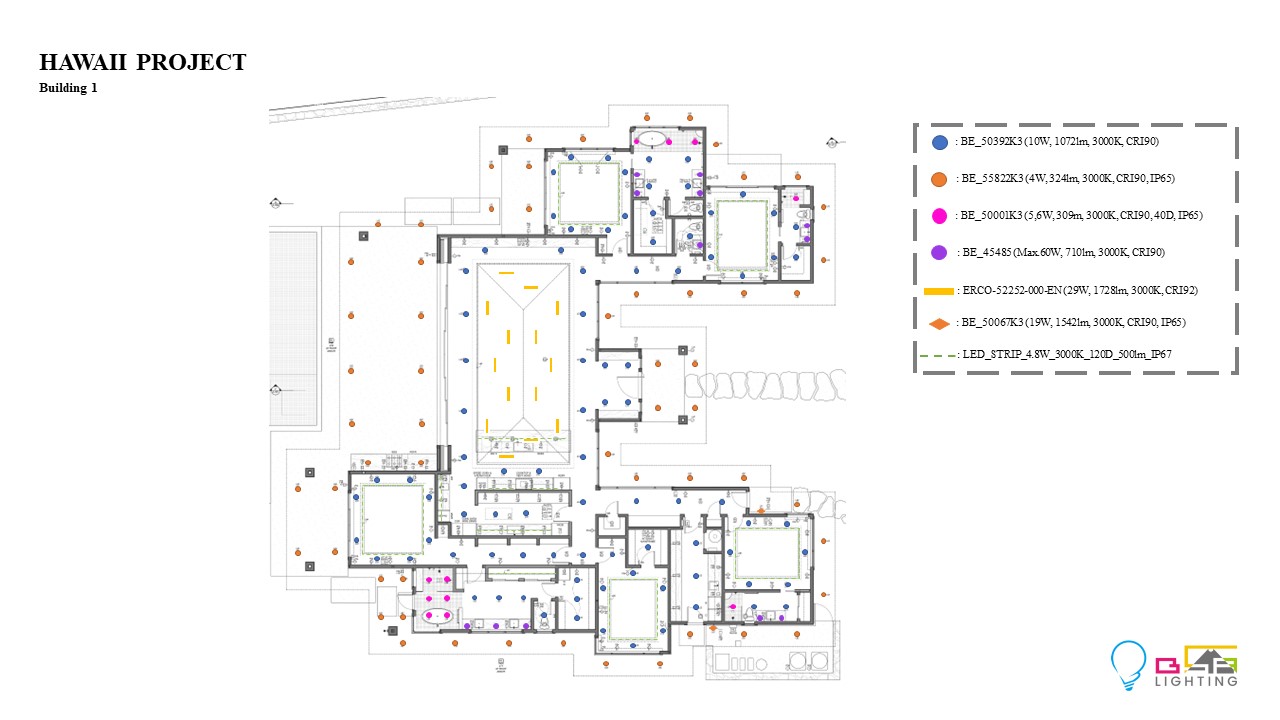 夏威夷私人别墅照明设计项目丨美国-4