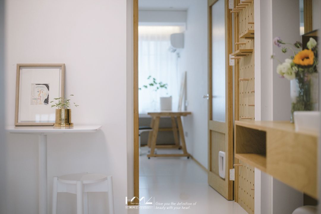 南京 40 平自然北欧风老房翻新,猫咪“二零”的惬意生活-46