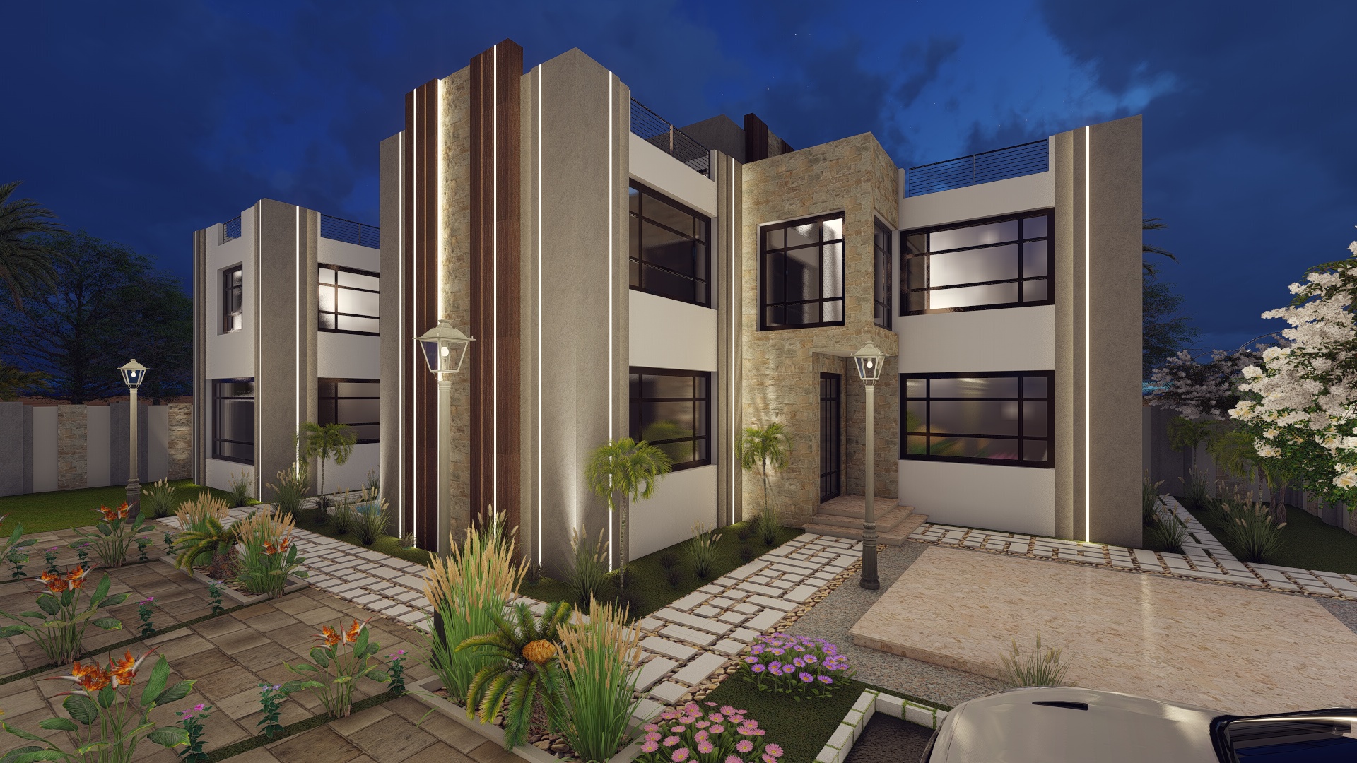 Exterior design in Al Qurayyat, Saudi Arabia in 2023-5