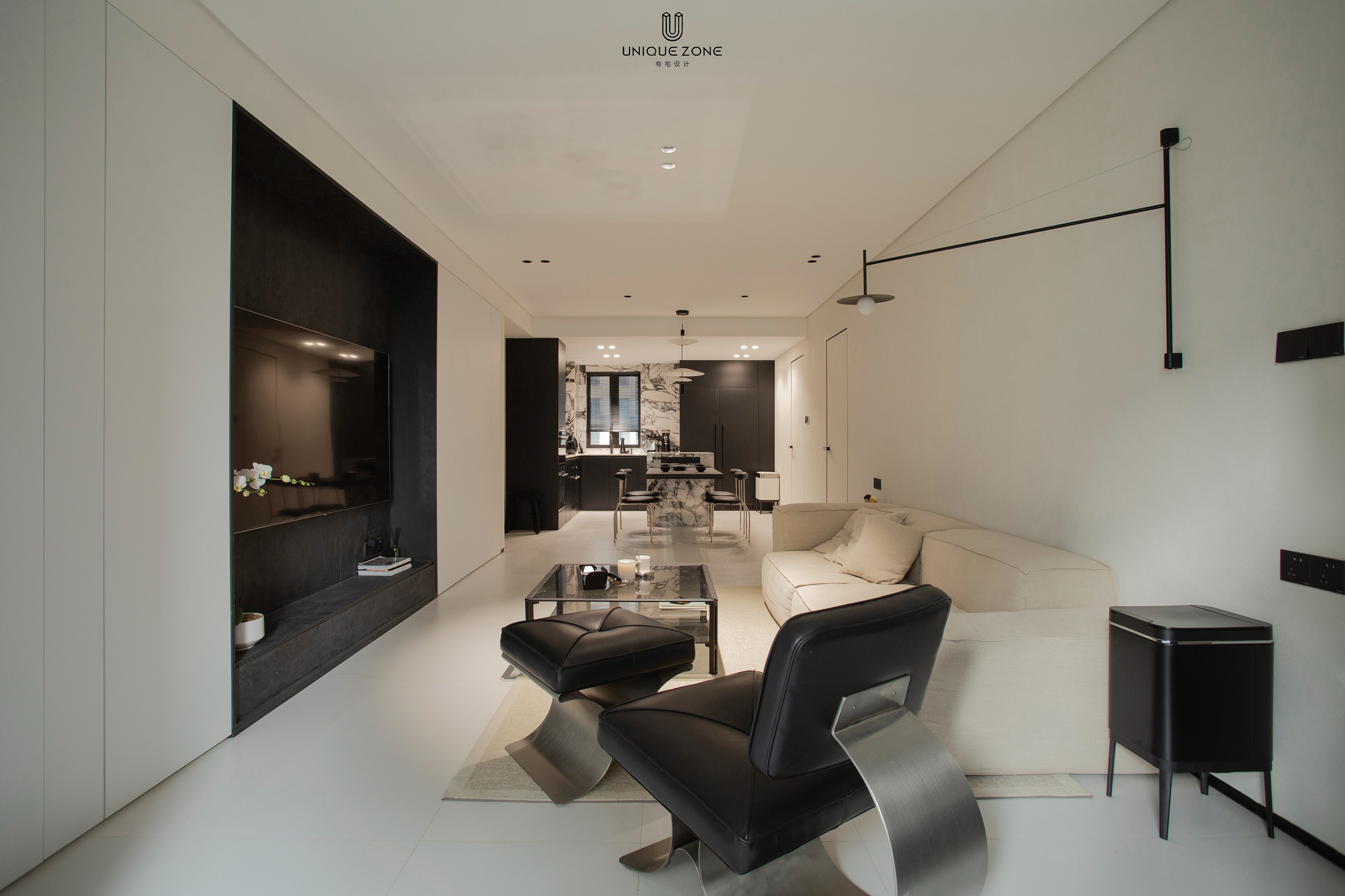 暗黑风格私宅设计丨中国武汉丨有宅设计-35