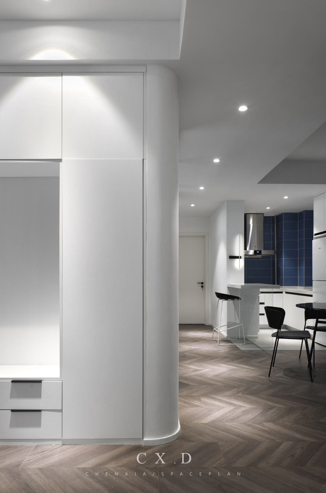 谱色辰夏作品 | 淮安 86 平米学区房打造活泼沉稳的秘密花园-13