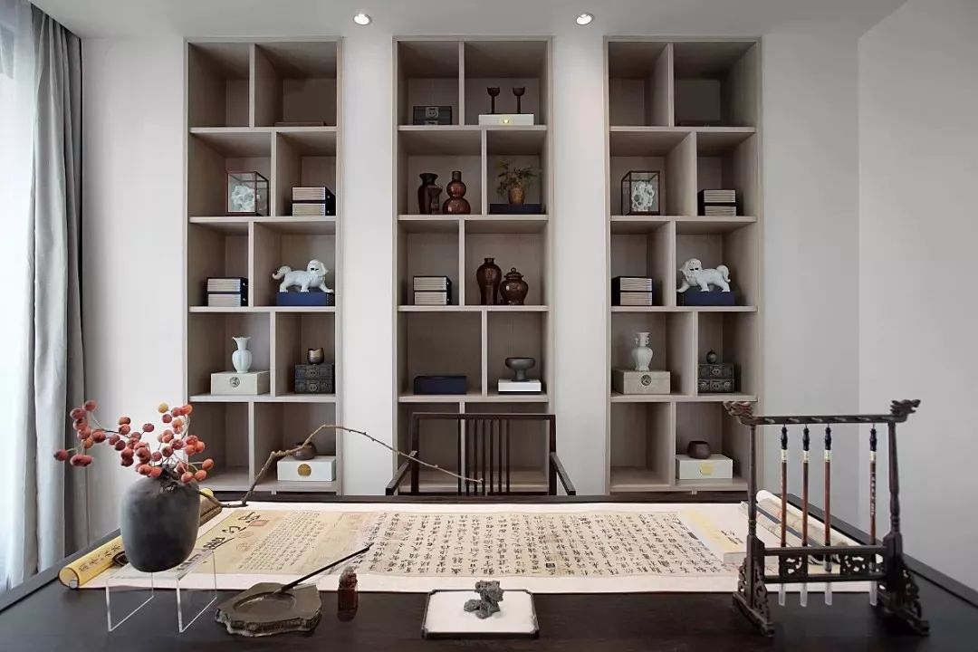 柳州双拼别墅 | 叶胤祥打造 500㎡淡雅中式空间-31