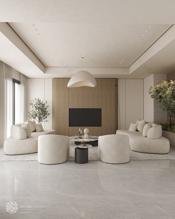 简约客厅室内设计丨阿联酋迪拜丨Creiatv Desractor 团队-16