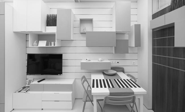 小面积公寓设计概念项目丨俄罗斯莫斯科丨Arch group-10