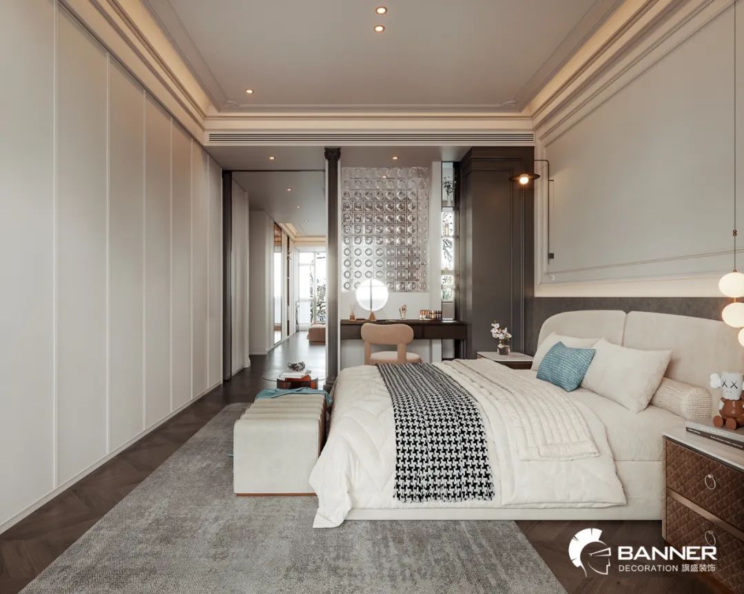 荣民 8 号简欧风平层设计丨张骞-31