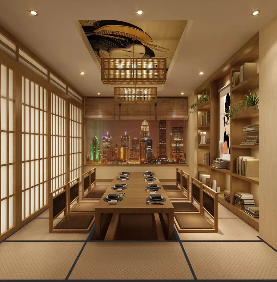 西昌日式料理店设计-帝森装饰专业餐厅设计公司-9