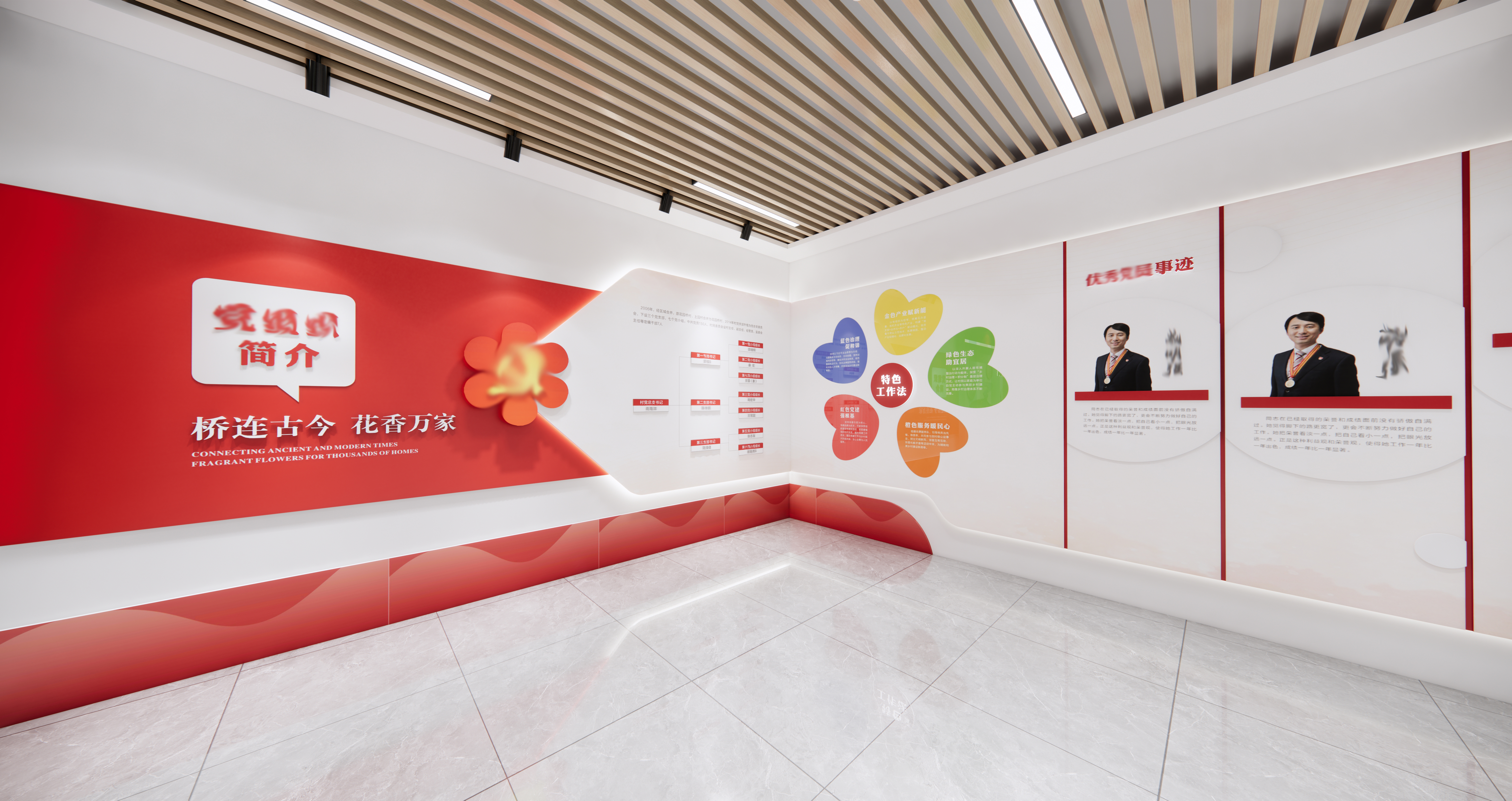 某村党建文化展厅-5