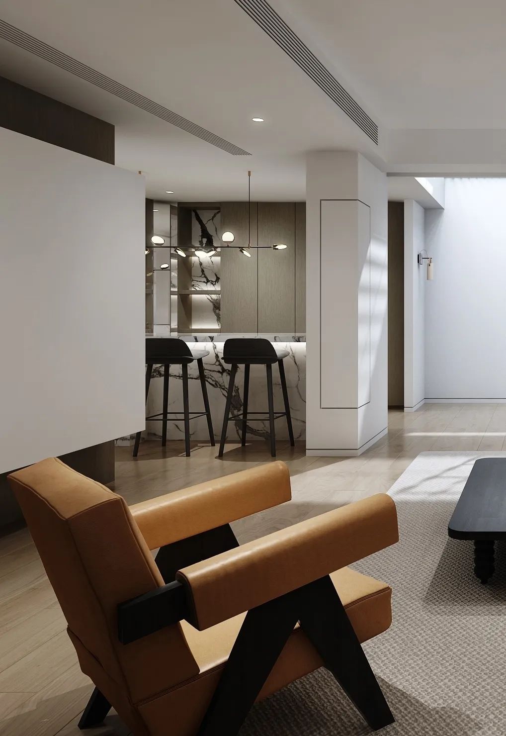 绍兴夏宫豪庭 | 光与影的简约精致美学-33