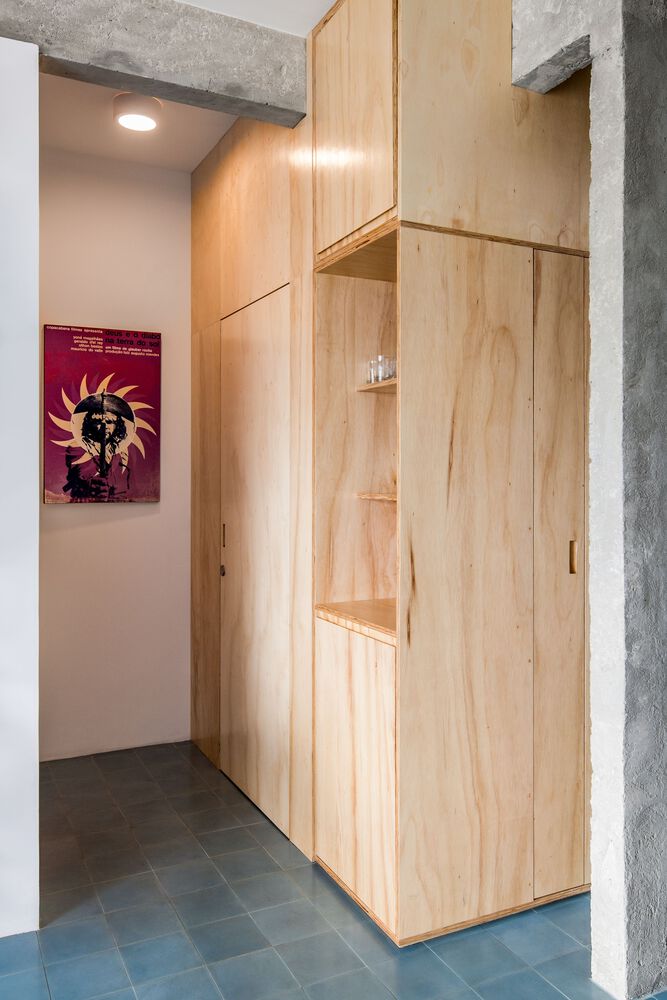 巴西圣保罗 Alameda Barão de Limeira 公寓翻新设计-35