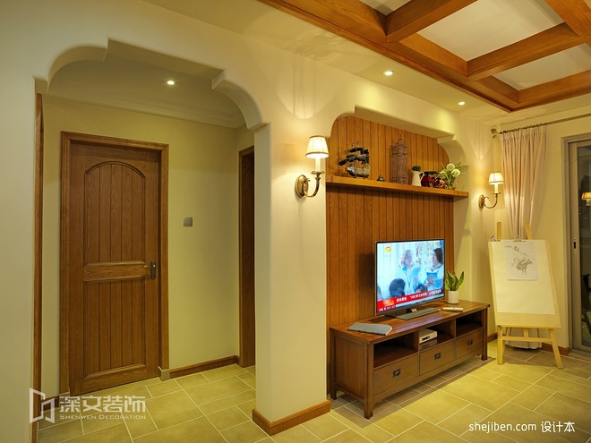 回归自然深圳观园私人住宅三居装修丨中国深圳-17