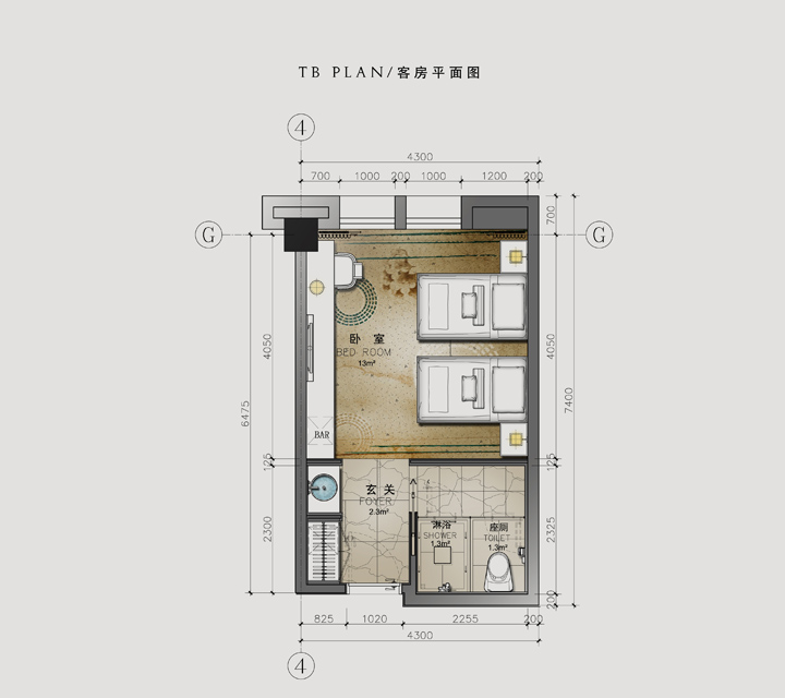 同心同盟  重庆北滨路精品酒店设计方案-31