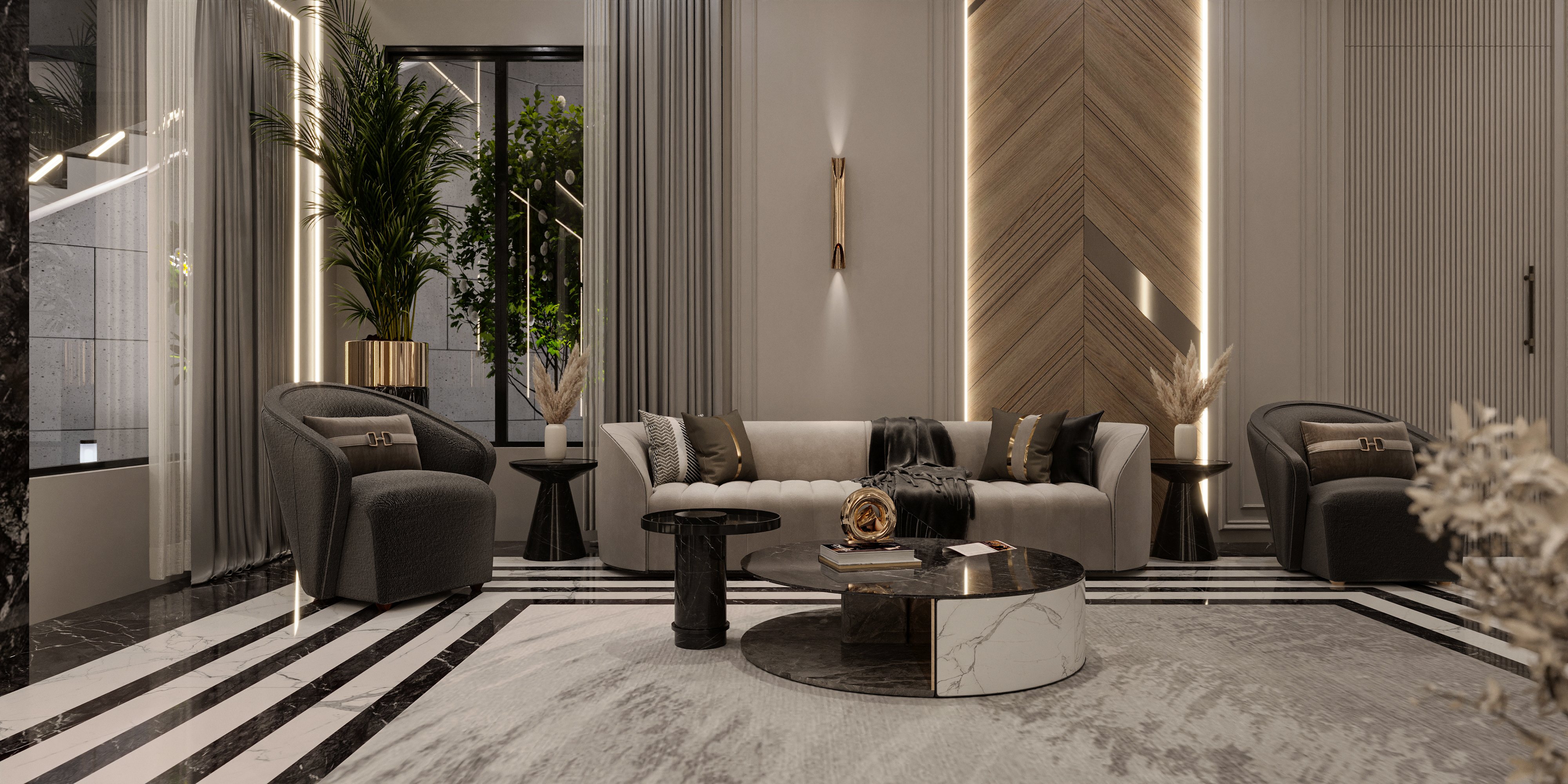 MODERN - NEO CLASSIC reception area-3