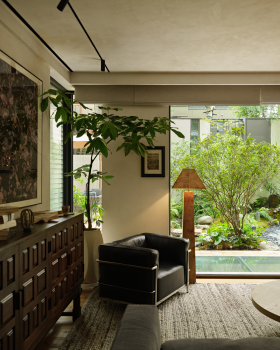 新作｜莲空间设计  陈熠350㎡自宅，让自然生长在生活的每个维度