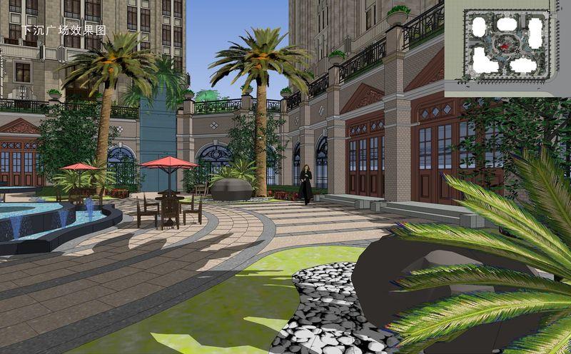 上海大自然-虹桥中心景观设计-1