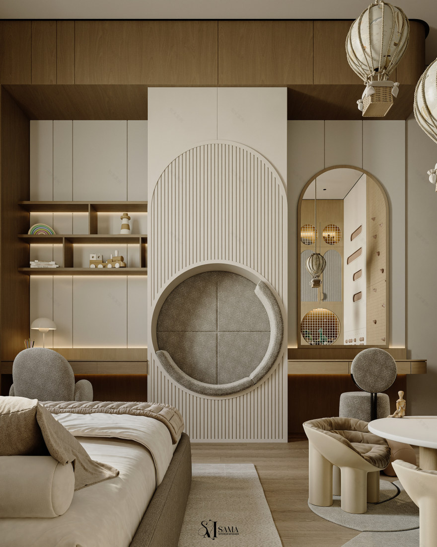 儿童卧室设计丨sama mohamed designs-16