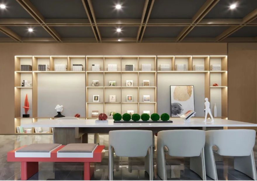 宜昌龙岛三号售楼处软装设计丨中国宜昌-24