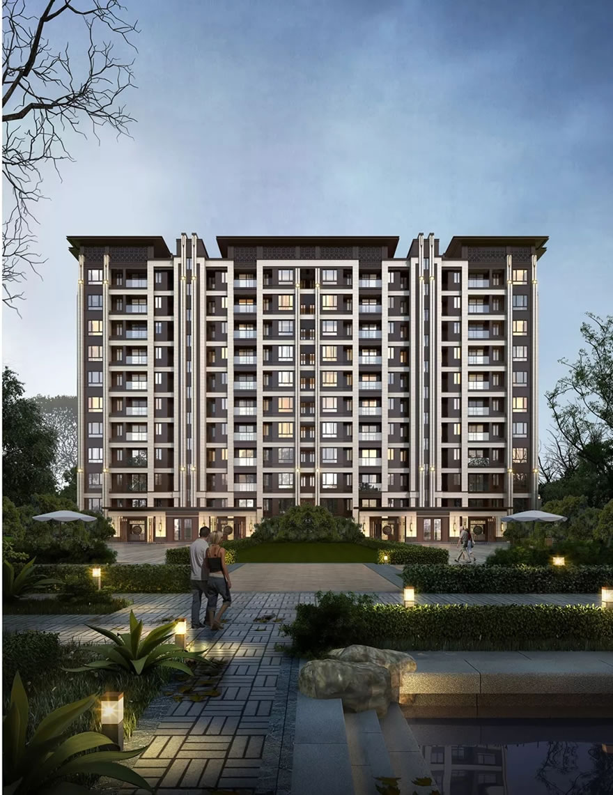 河南建业登封嵩岳府 | 新中式风格的人居美学-21