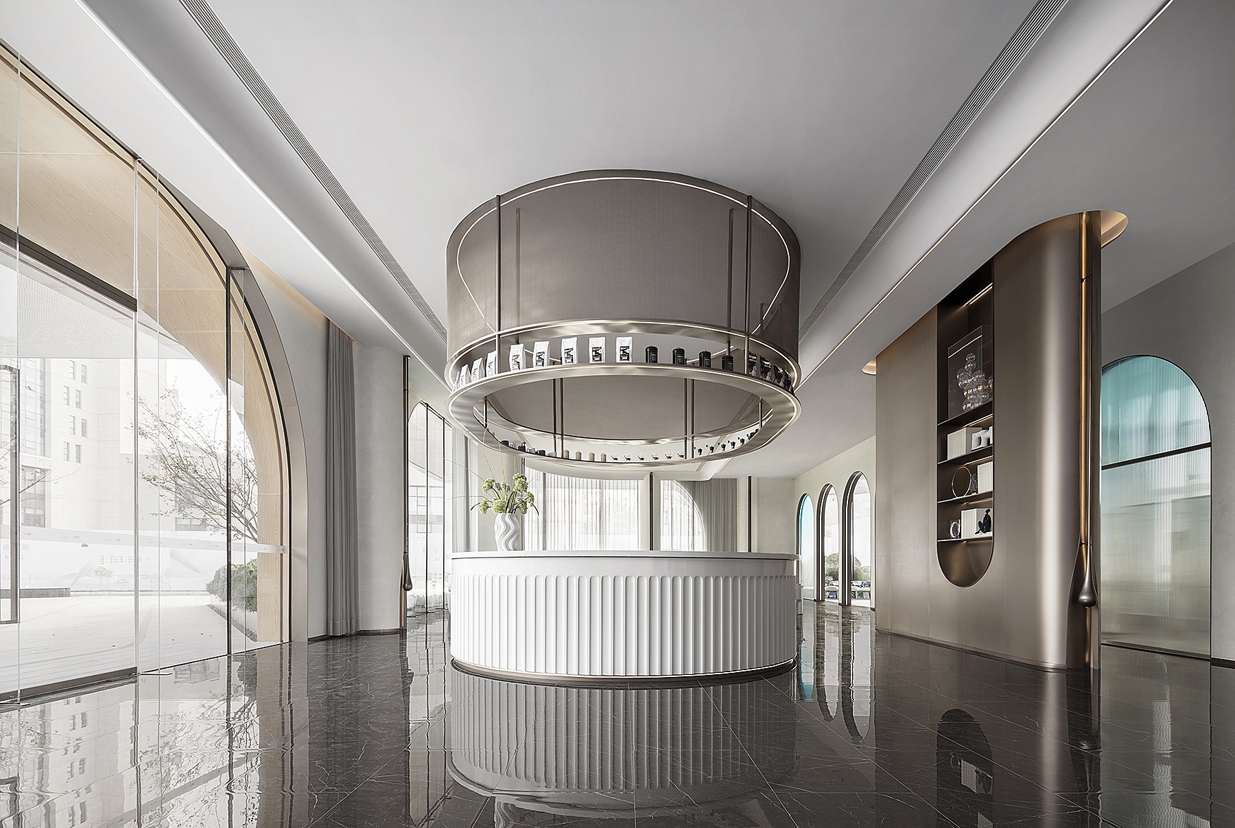 一滴水的潮涌 · 融创镇江京源里售楼处丨中国镇江丨S.U.N DESIGN 孙文设计事务所-13