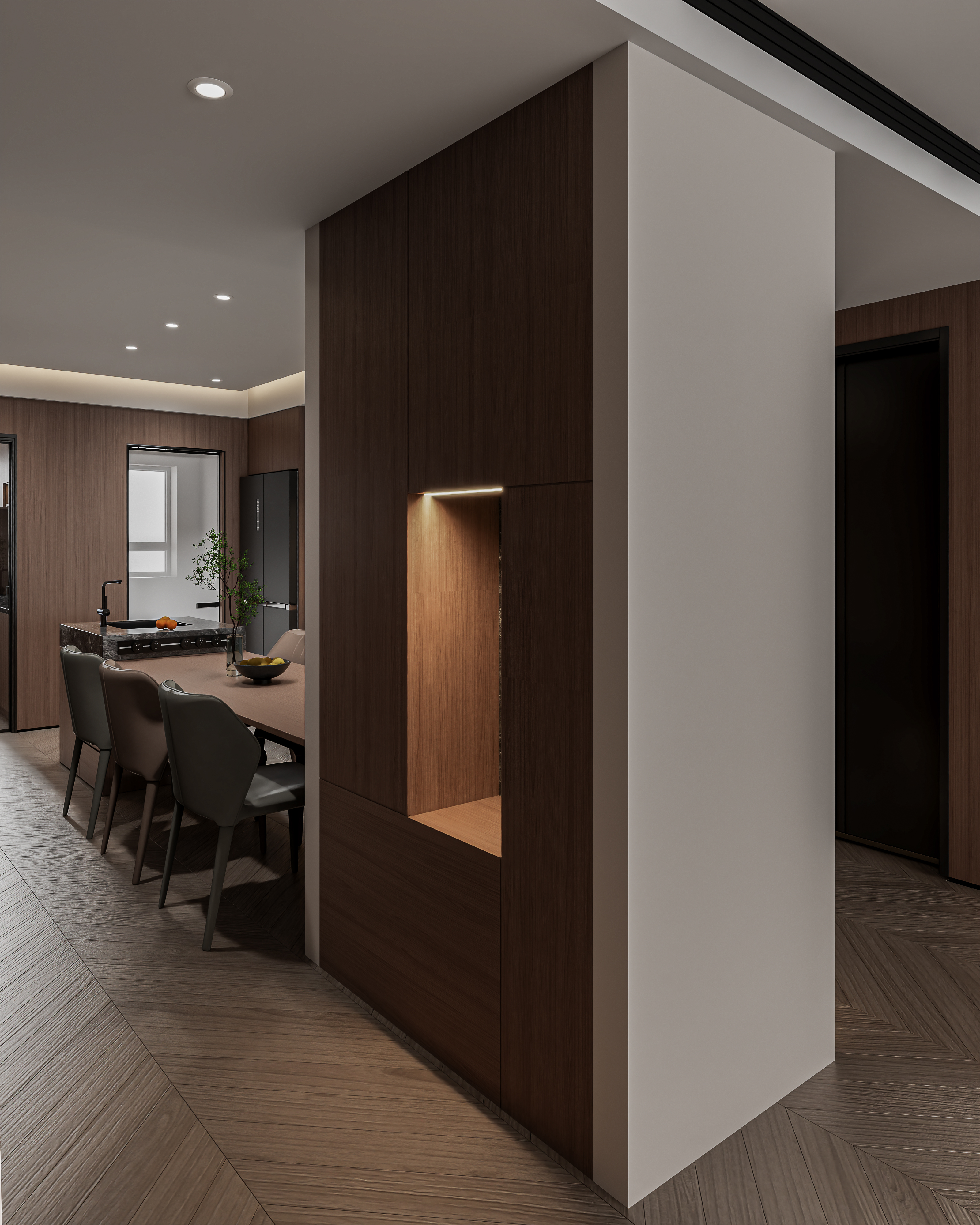 实体项目--建面160意式效果图-11